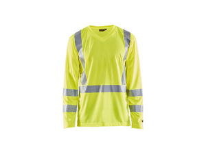 Hi-Vis UV long sleeved T-shirt - Hi-vis yellow - 4XL