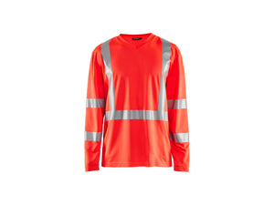 Hi-Vis UV long sleeved T-shirt - Red hi-vis - 4XL