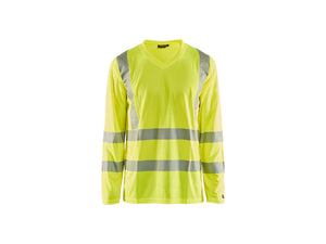 Hi-Vis UV Long sleeved T-shirt - Hi-vis yellow - 4XL
