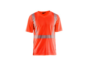 Hi-Vis UV-protected T-shirt - Red hi-vis - 4XL