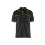 Polo shirt - Black/Hi-vis yellow - 4XL
