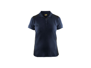 Women's Polo Shirt - Dark navy/Black - L