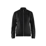 Women's sweatshirt with full zip - Black/Dark grey - L