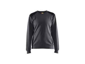 Women's Sweatshirt - Mid grey/Black - L