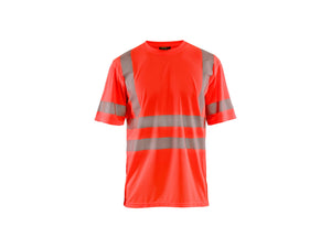 Hi-Vis UV-protected T-shirt - Red hi-vis - 4XL
