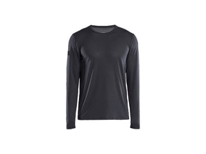 UV-protected Long-sleeved Function T-shirt - Mid grey - 4XL