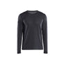 UV-protected Long-sleeved Function T-shirt - Mid grey - 4XL