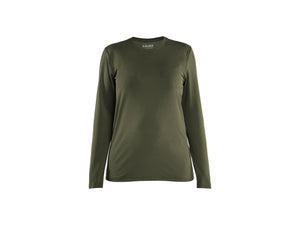 Women's UV-protected Long-sleeved Function T-shirt - Forest Night - L
