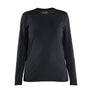 Women's UV-protected Long-sleeved Function T-shirt - Black - L