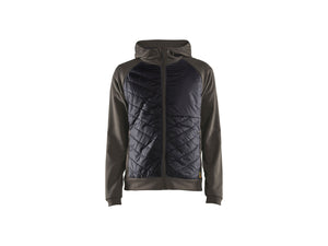 Hybrid sweater - Dark olive green/Black - 4XL