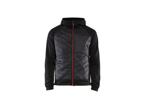 Hybrid sweater - Black/Red - 4XL