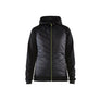 Women's hybrid Sweater - Black/Hi-vis yellow - L