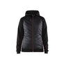 Women's hybrid Sweater - Black/Red - L
