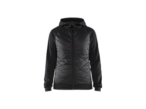 Women's hybrid Sweater - Black/Dark grey - L