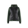 Women's hybrid Sweater - Autumn green/Black - L