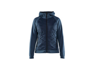 Women's hybrid Sweater - Numb Blue/Dark Navy - L