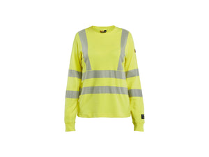 Women's Long-sleeved T-shirt Multinorm - Hi-vis yellow - L