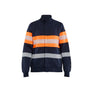 Women’s Multinorm Hi-Vis Sweatshirt Zip - Navy blue/Orange - L