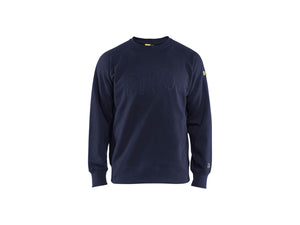 Flame resistant Sweater - Navy blue - 4XL