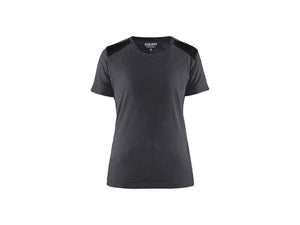 Women's t-shirt - Mid grey/Black - L