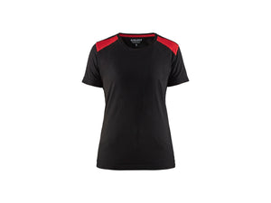 Women's t-shirt - Black/Red - L