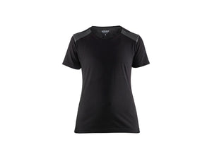 Women's t-shirt - Black/Dark grey - L