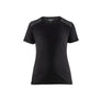 Women's t-shirt - Black/Dark grey - L