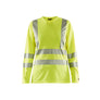 Women's Hi-Vis t-shirt long sleeve - Hi-vis yellow - L