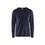 T-shirt long sleeved - Dark navy blue - 4XL