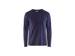 T-shirt long sleeved - Navy Blue - 4XL