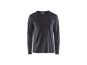 T-shirt long sleeved - Mid grey - 4XL