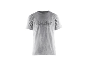 T-shirt 3D - Grey melange - 4XL
