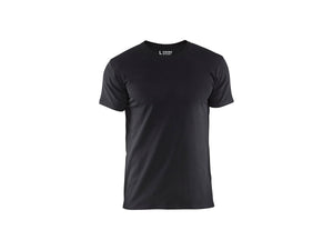T-shirt slim fit - Black - 4XL