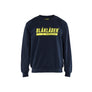 Sweatshirt - Dark navy blue/Hi-vis yellow - 4XL