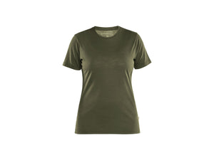 Women's Merino Wool T-shirt - Forest Night - L