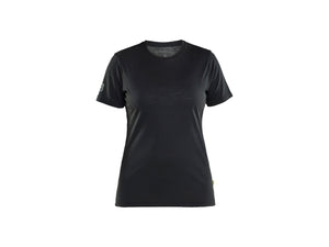 Women's Merino Wool T-shirt - Black - L