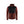 Hoodie with full-length zip - Burned Red/Black - 4XL
