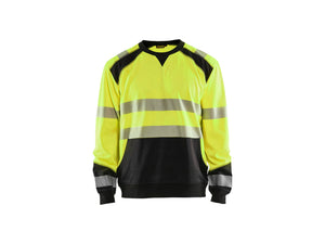 Hi-Vis Sweatshirt - Hi-vis yellow/Black - 4XL