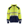 Hi-Vis Hoodie - Hi-vis yellow/navy blue - 4XL