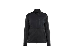 Women's sweatshirt full zip - Black - L