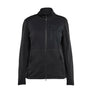 Women's sweatshirt full zip - Black - L