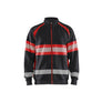 Hi-Vis Sweater - Black/Red hi-vis - 4XL