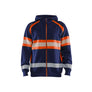Hi-Vis Hoodie - Navy blue/Orange - 4XL