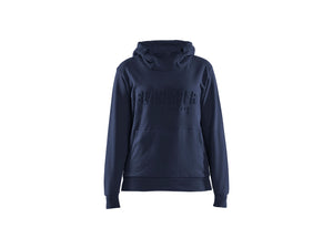 Women's hoodie 3D - Dark navy blue - L