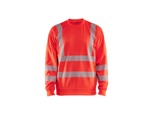 Hi-Vis Sweatshirt - Red hi-vis - 4XL