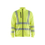Hi-Vis Sweatshirt Full-zip - Hi-vis yellow - 4XL