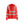 Women's Hi-Vis Sweatshirt detachable hood - Red hi-vis - L