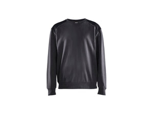 Sweatshirt - Mid grey/Black - 4XL