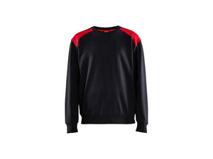 Sweatshirt - Black/Red - 4XL