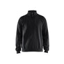 Sweatshirt Half-zip - Black - 4XL